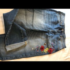 High ping brand embroidered jeans. Worn once